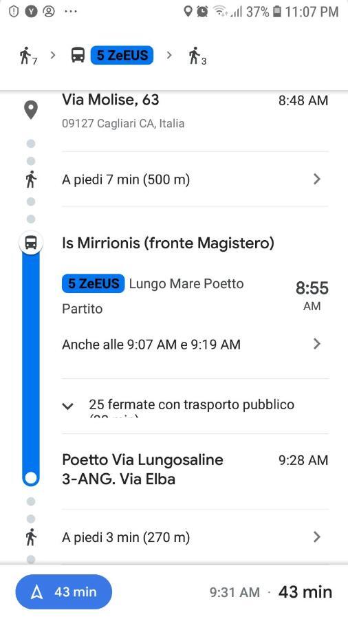 Mari Pintau Hotel Cagliari Eksteriør billede